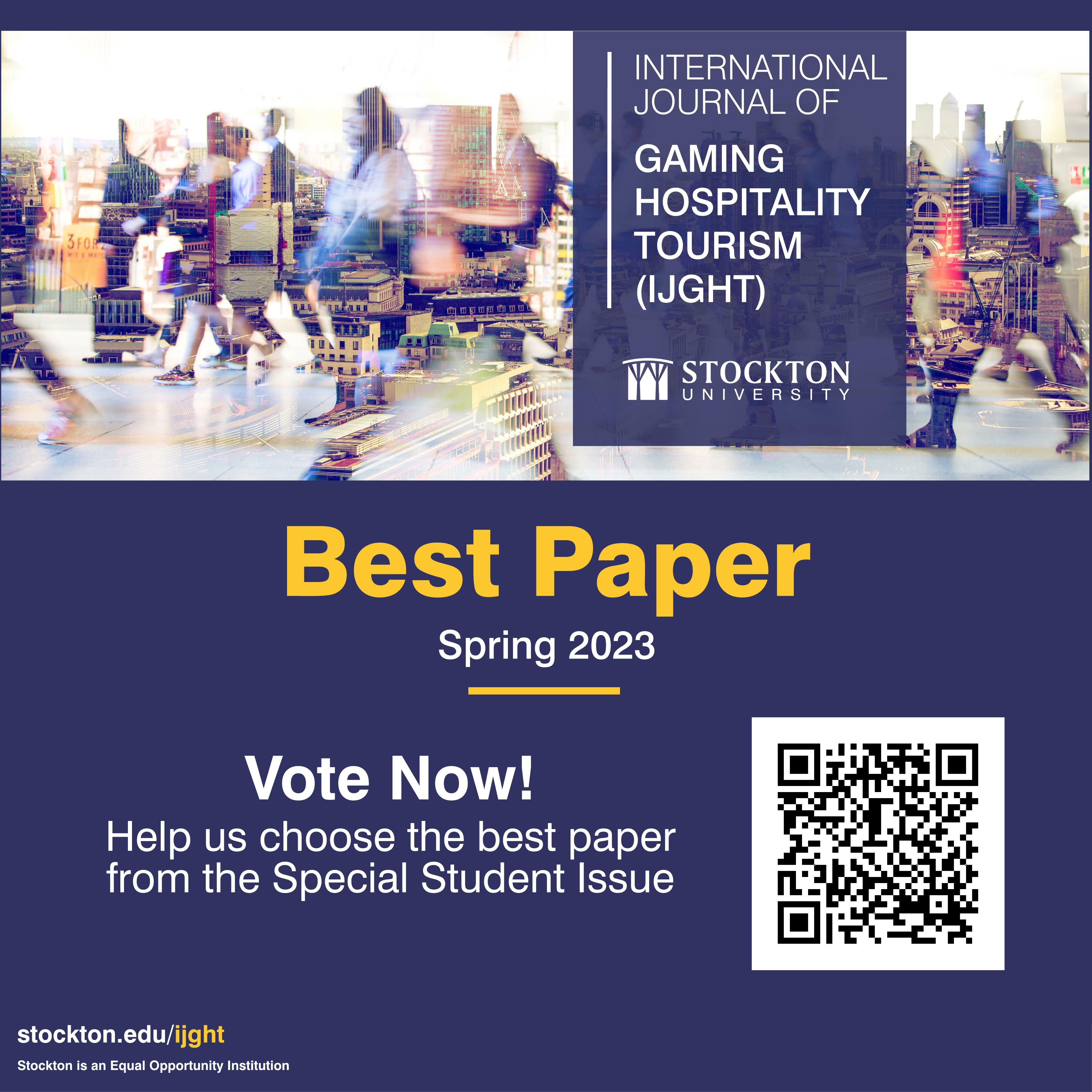 IJGHT Best paper Award Cover