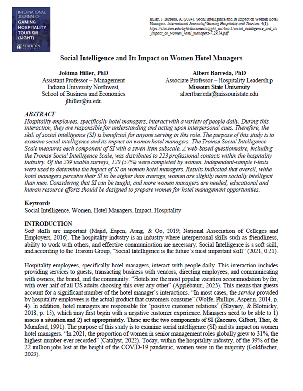 Cover Page of article