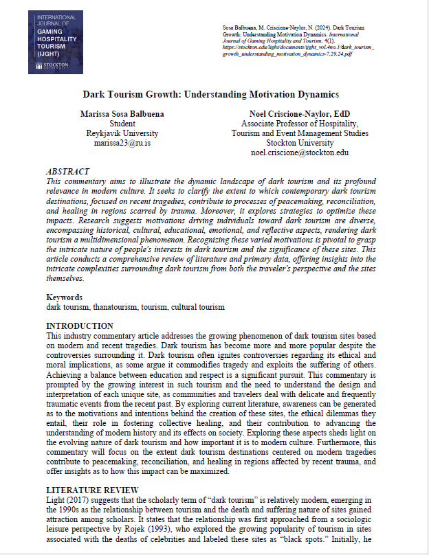 Cover Page of Article